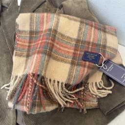 Classic England Style Stripe Plaid Scarves for Women Scarf Fashion Luxury Brand Tassel Shawls Pashmina Lady Wrap Poncho Stoles