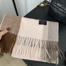 Classic England Style Stripe Plaid Scarves for Women Scarf Fashion Luxury Brand Tassel Shawls Pashmina Lady Wrap Poncho Stoles