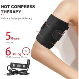 1/2Pcs Infrared Red Light Arm Belt 660nm&850nm Red Light Arm Wrap Pad with for Arm Knee Shoulder Joints Muscle Pain Relief