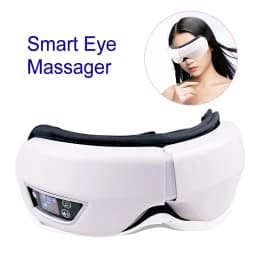 Smart Foldable Eye Massager Rechargeable Bluetooth Eye Mask Vibration Massage Relieve Fatigue Portable Eye Relax Care Device