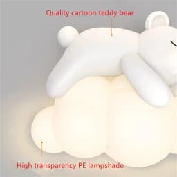 Wall Lamp, Bedside Lamp, Bedroom Staircase Lamp, Background Wall Lamp, Hanging Lamp, Boy Cloud, Little Bear, Children's Room Lam