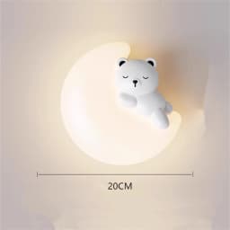 Wall Lamp, Bedside Lamp, Bedroom Staircase Lamp, Background Wall Lamp, Hanging Lamp, Boy Cloud, Little Bear, Children's Room Lam