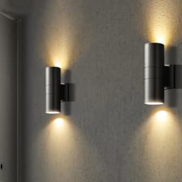 Black Gray Up-Down Outdoor Wall Light 6W 10W 20W 30W 36W Porch Garden Waterproof Home LED Light Outdoor