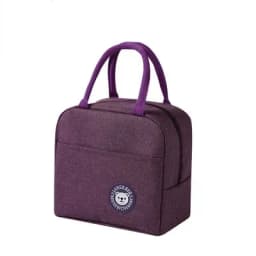 2025Portable Lunch Bag New Thermal Insulated Lunch Box Tote Cooler Handbag Bento Pouch Dinner Container School Food Storage Bags