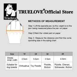 Truelove Mesh Fabric Dog Shoes Pet Dog Boots Waterproof Reflective Rugged Anti-Slip Sole Skid-Proof Outdoor for Small Dog S5911