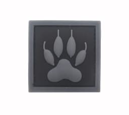 Trooper Sheriff Tactical K9 UNIT Black Grey Hook Back Patch For Body Armor K-9 Badge Applique
