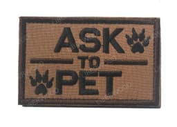 Trooper Sheriff Tactical K9 UNIT Black Grey Hook Back Patch For Body Armor K-9 Badge Applique