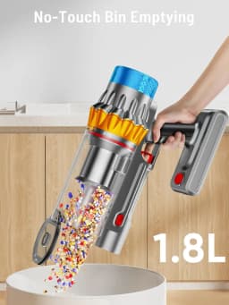 VAKERR X15 Pro 750W Cordless Vacuum Cleaner 75KPA Strong Suction for Pet Hair and Carpet 80Mins Runtime Household Cleaning