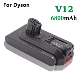 For Dyson V12 Detect Slim Cordless 25.2V 6800mAh Battery Compatible Models SV20, SV30, SV35, SV46 Vacuum Cleaner