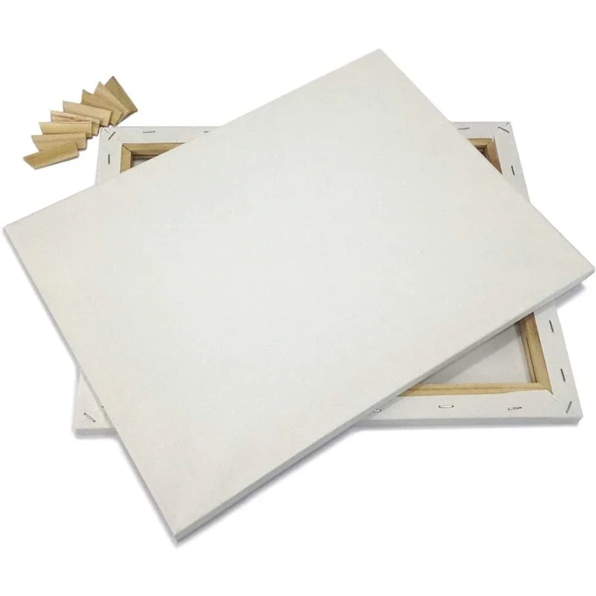 2pcs/4pcs 30x40cm 100% Cotton 280g Blank Stretched Canvas Oil Acrylic & Pouring Art