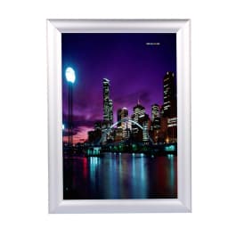 Snap Frame Fydun A4 Aluminium Snap Picture Frame Picture Poster Holders Clip Display Wall Notice Board Signs Wall Mounting
