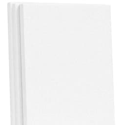5pcs White Blank Square Artist Canvas Wooden Board Frame Cotton Artist Canvas Boards for Oil Painting Acrylic Watercolor
