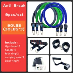 120cm Men Women Anti Break Latex Strength Training Home Gym Fitness Resistance Bands Pull Rope Tensile Exercise Tubes