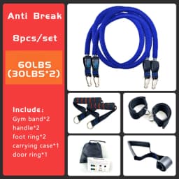 120cm Men Women Anti Break Latex Strength Training Home Gym Fitness Resistance Bands Pull Rope Tensile Exercise Tubes