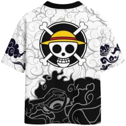 One Piece Luffy Zoro Japanese Anime Football Sports Jersey Kids Cosplay Loose T-Shirt Adult Breathable Quick-Drying Sports Top
