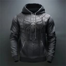 Spider Pattern Men's Fashion Hoodies Long Sleeve Autumn Winter 3D Print Street Hip Hop Sweatshirts 6XL Plus Size Casual Hoodies