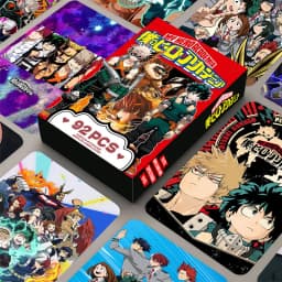 NEW 92 PCS Anime My hero Academy Lomo Card Double-sided Hd Color Printing Picture Collection Card Gifts