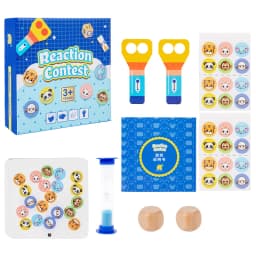 Montessori Toy Animal Board Game for Kids Cognitive Logical Thinking Puzzle Educational Reaction Contest Table Game for Children