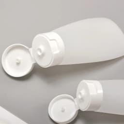 1/4Pcs 60ML 100ML Velvet Travel Refill Bottle Cosmetics Face Wash Shower Gel Tube Flip-Top Lotion Squeeze Hose Bottle