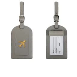 1PC PU Leather Luggage Tag Women Men Flight Holiday Travel Accessories Suitcase Tags Name ID Address Lable Bag Tags for Luggage