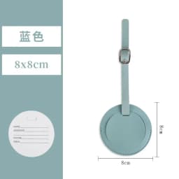 1PC PU Leather Luggage Tag Women Men Flight Holiday Travel Accessories Suitcase Tags Name ID Address Lable Bag Tags for Luggage