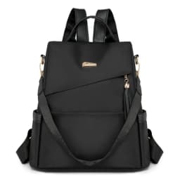Fashion Women’s Nylon Anti-theft Backpack Tassel Decorative Casual Travel Female Shoulder Bag Large Capacity Student School Pack