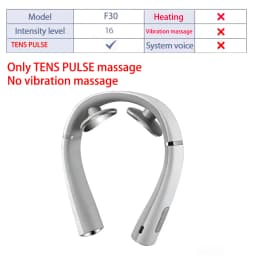 TENS Pulse Neck Massage Household Cervical Spine Massager Wireless Smart Sholder Cervical Massager Heating Muscle Punch Beating