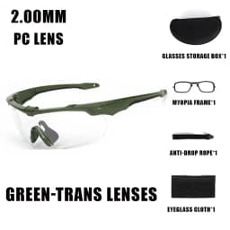 New Outdoor Military 2.0MM Tactical Goggles Windproof Dustproof CS Shooting UV400 Safe Protective Glasses Mountaineering Gafas