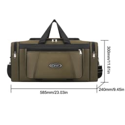 Oxford Dry Wet Separation Bags Large Capacity Portable Gym Bags Multifunctional Wear-resistant Side Zippers for Travel Swimming