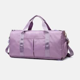 Outdoor Waterproof Nylon Sports Gym Bags Men Women Training Fitness Travel Handbag Yoga Mat Sport Bag with shoes Compartment