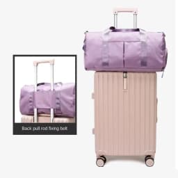 Outdoor Waterproof Nylon Sports Gym Bags Men Women Training Fitness Travel Handbag Yoga Mat Sport Bag with shoes Compartment