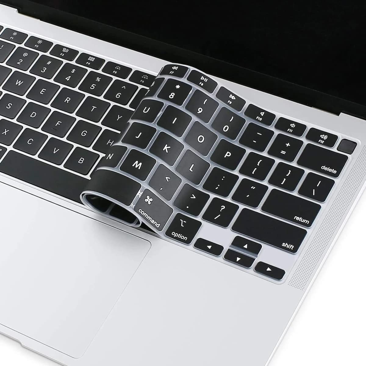 Keyboard Cover For MacBook Air 13 inch 2022 2021 2020 Release A2337 M1 A2179 with Touch ID Waterproof Protective Silicone Skin
