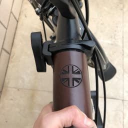 TWTOPSE Leather Bike Frame Protector Covers For Brompton Folding Bicycle A C P T Line Frame British Flag Cover Thick 1.8-2mm
