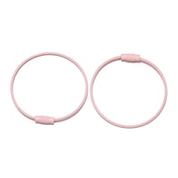 10pcs/lot 50mm Iron Key Ring Colorful Keychain Rings Screw Lock for Jewelry Making Keychain DIY Findings