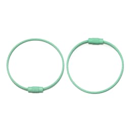 10pcs/lot 50mm Iron Key Ring Colorful Keychain Rings Screw Lock for Jewelry Making Keychain DIY Findings