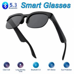 New Smart Glasses 2026 Music Sunglasses Headphones Wireless Bluetooth Call Headset HIFI Audio Glasses For Android