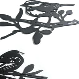 Metal Bird Wall Hanging Silhouette Art Home Decor Outdoor Indoor Hanging Pendant