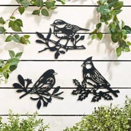 Metal Bird Wall Hanging Silhouette Art Home Decor Outdoor Indoor Hanging Pendant