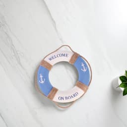 30Cm Hanging Lifebuoy Decoration Premium Welcome Sign For Cafe Restaurant Bar Mall Door Wall Home Decorative Ornament Festive