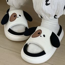 2023 New Pink 3.5cm Fashion Soft Ladies Casual Cute Piggy Pattern Design Comfortable Female Linen Home Slippers