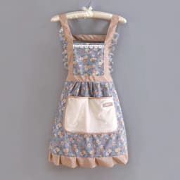 1 Piece For Women's Floral Home Apron With Pocket, Adjustable Apron For Kitchen, Cooking, Baking, Grilling, Chef's Apron
