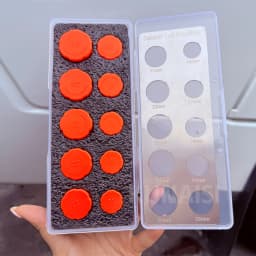 KUNAISI 16~25mm Plastic Radar Sensor Cutting Tool Set Car Vinyl Wrap Film Reserving Parking Sensor Cutter Circle Cut Out Templat