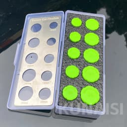 KUNAISI 16~25mm Plastic Radar Sensor Cutting Tool Set Car Vinyl Wrap Film Reserving Parking Sensor Cutter Circle Cut Out Templat