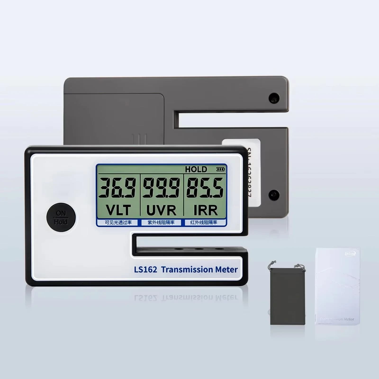 LS162 LS162A Window Tint Meter Solar Film Car Transmission Meter Solar Film Meter VLT UV IR Rejection Tester Dropship