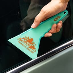 Ultra-thin Resistant Car Film Triangle Scraper Two-color Non-slip Handle Auto Window Solar Film Edge Wrapping Install Squeegee