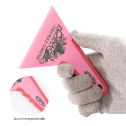 Ultra-thin Resistant Car Film Triangle Scraper Two-color Non-slip Handle Auto Window Solar Film Edge Wrapping Install Squeegee