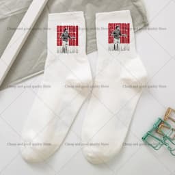 Cr7 Ronaldos Cotton Stockings Women Men Cute Socks Cartoon Anime Derivative Peripherals Football Sock Birthday Party Gifts