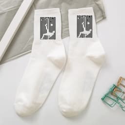 Cr7 Ronaldos Cotton Stockings Women Men Cute Socks Cartoon Anime Derivative Peripherals Football Sock Birthday Party Gifts