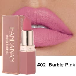 Moisturizing Matte Lipstick 6 Shades Long Lasting Non Transfer Nude Lip Gloss HANDAIYAN Cosmetics For Ladies