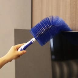 Bendable Fan Brush Ultra-Fine Bristles Fan Inner Duster Remover Long Handle Air-conditioner Furniture Shutter Cleaning Tool